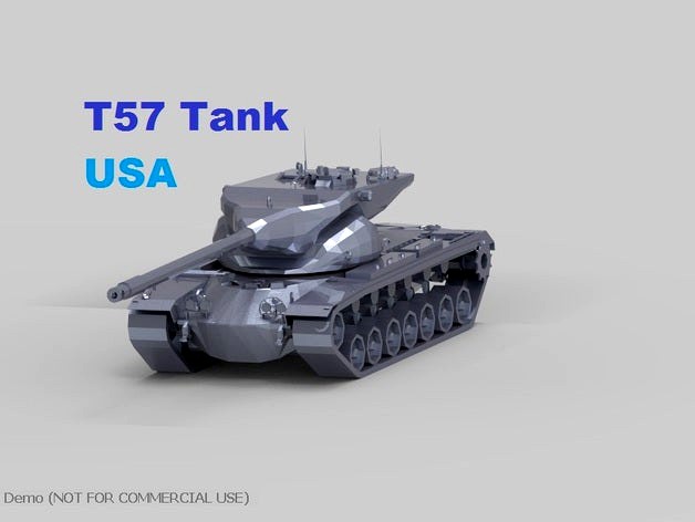 T57 Tank by 3D-Technics