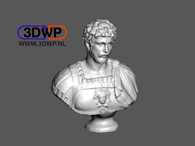 Roman Bust 3D Scan by 3DWP