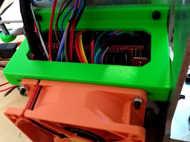 Simple fan mount for P3Steel Ramps by wassy92x