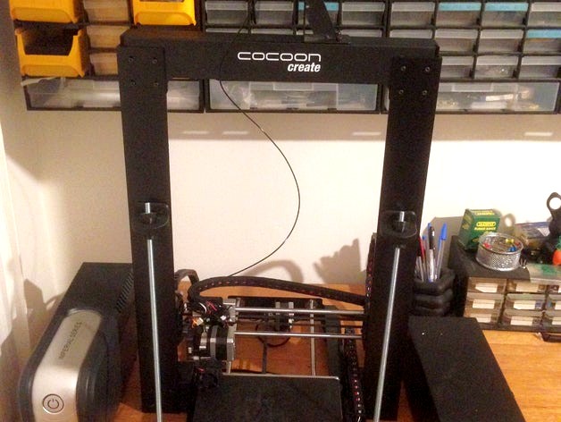 WANHAO Duplicator i3 Z-Axis extension by retrofluffyboy