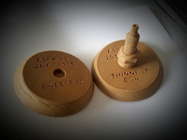 Pinewood Derby Trophy Base by insane66