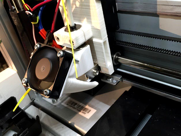 XYZ daVinci Jr - E3D V6/Lite6 Mount by kr15_uk