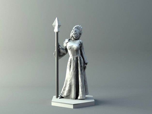 Naga witch - D&D miniature by 3D-mon