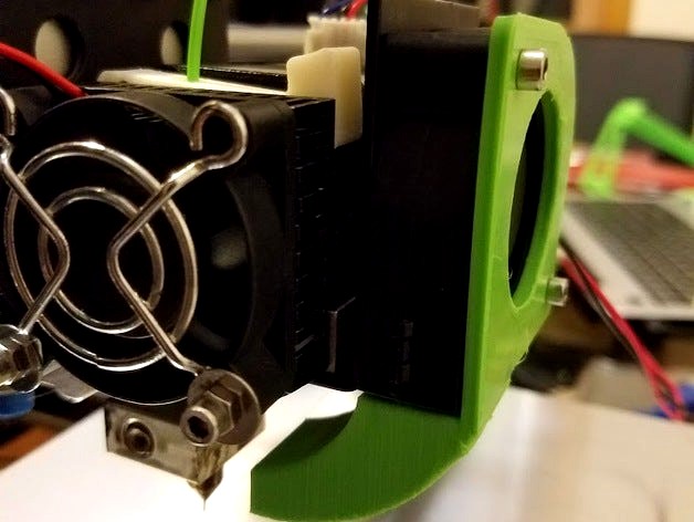 Hictop Prusa I3 extruder airguide by verunder