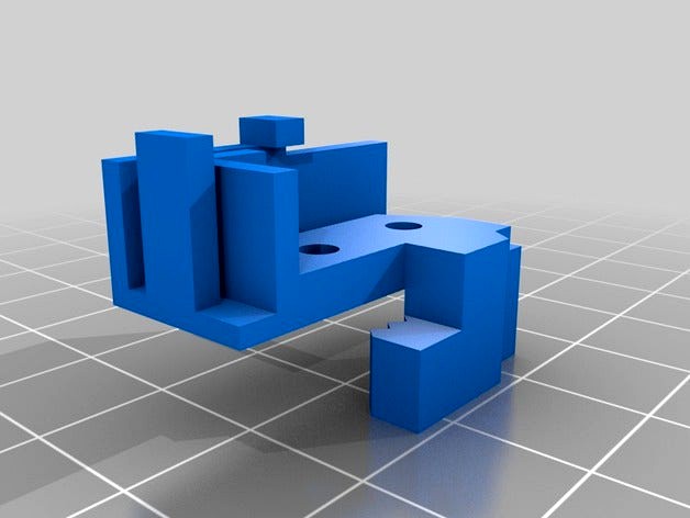 Afinia H480 X Axis Piece by atr27