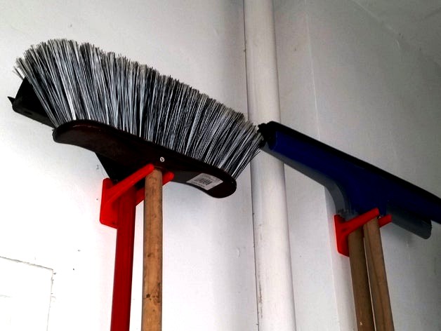 Broom and wiper hanger by shaip