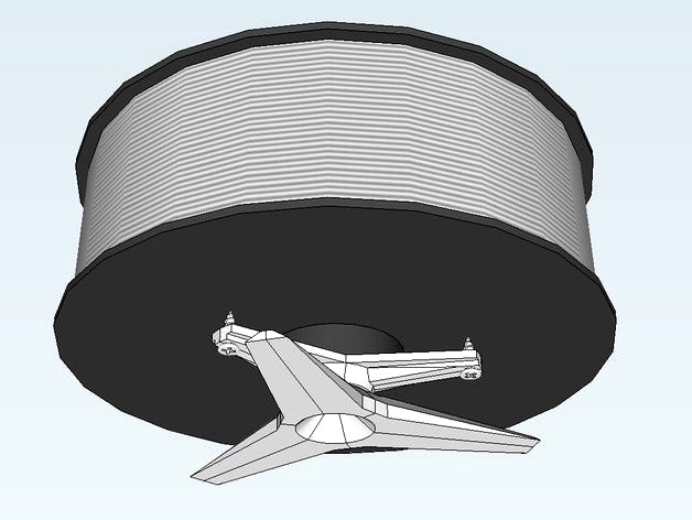 Horizontal Spool Holder by dasaki
