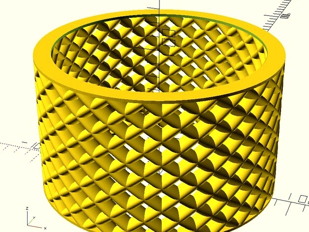 Parametric Customizable Helix Cup, Container, Bowl or Sculpture by mistertech