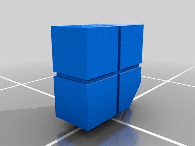 Tetris Square Keychain by thunderjman