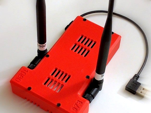 Stratux Nano Dual SDR Case by mistertech