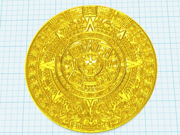 aztec calendar by shura2000