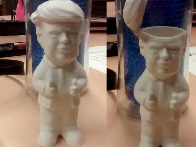 Donald Trump Candy Holder  by HollowHead
