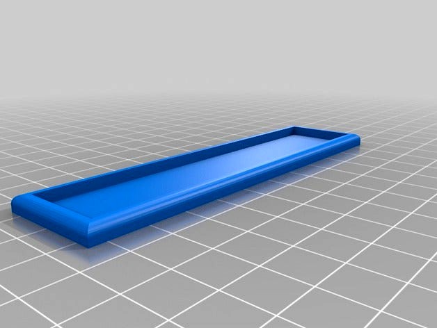 5x1 movement tray for 28 mm miniatures by PhysUdo