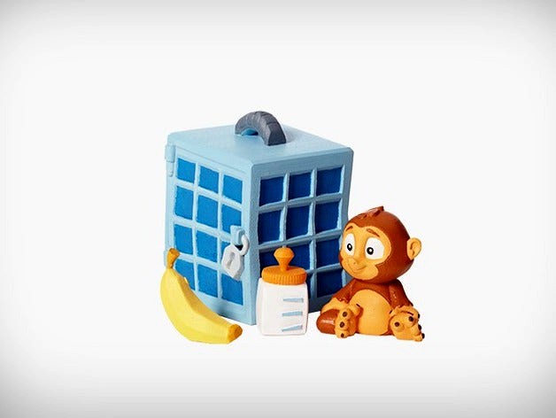 Sims the Monkey by MakerBot