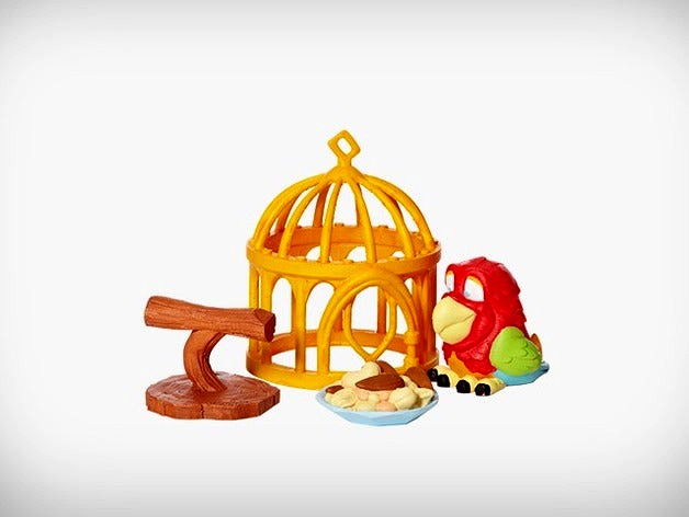 Etta the Parrot by MakerBot