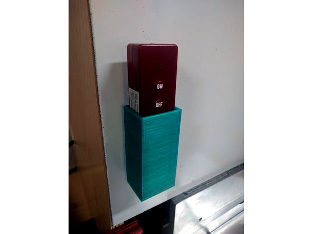 Dust Collector Remote Cradle with Keyhole Mount by PurelyNicole