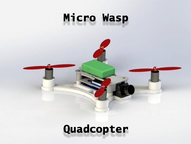 Micro Wasp 103mm Quadcopter by Mickkn