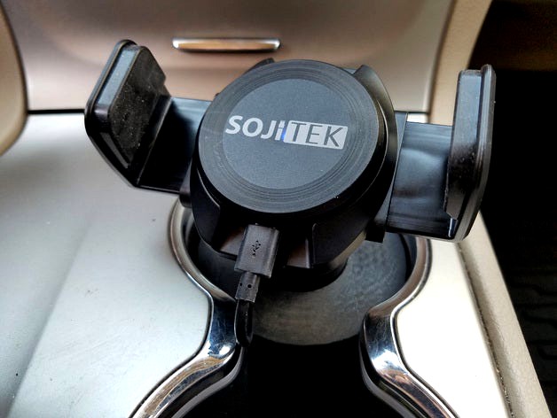 Sojitek wireless charger holder for vent mount. by HGlider