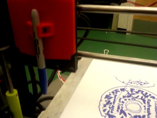 Lulzbot TAZ 5 Sharpie/Pen Toolhead by wrvn97