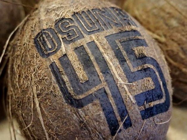 Lasercut coconut cup  by TrotecCanada