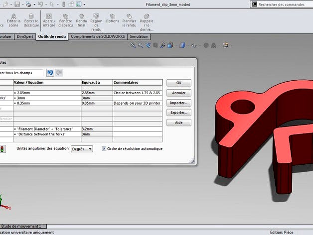Filament Clip by Alexis67