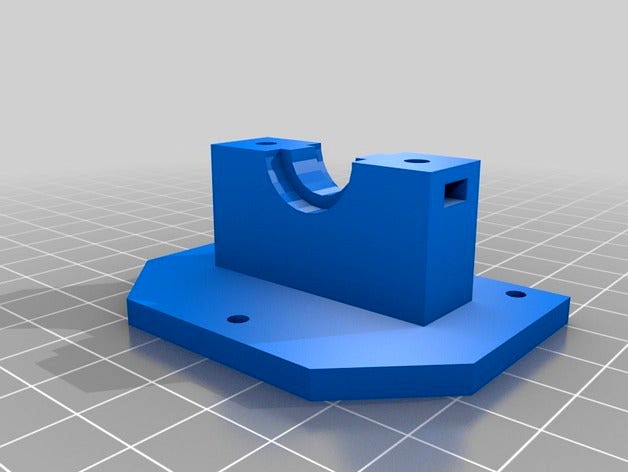 hotend holder for graber i3 by eduardossampaio