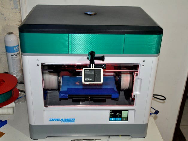 Flashforge dreamer Elevacion de Tapa by albertomarasco