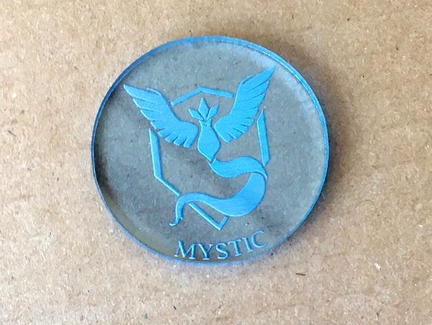 Pokemon Go - Team Mystic Badge by The_Architect_23