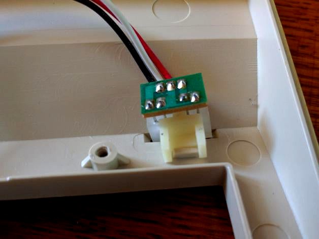 Commodore 128 LED bracket by xenomachina