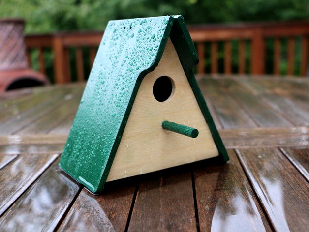 Snap & Glue Birdhouse (CNC) by CNCRouterParts