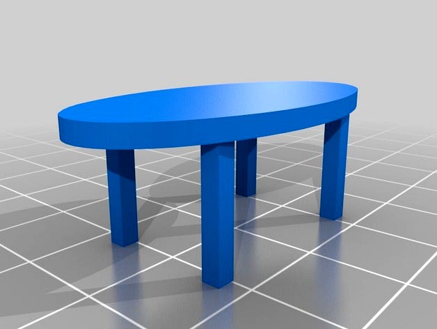 Table by Floorplans3D