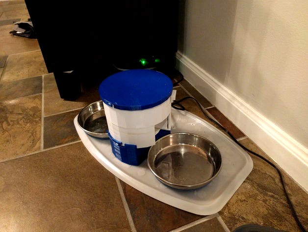 Joshuarobot Cat Feeder by joshuarobot