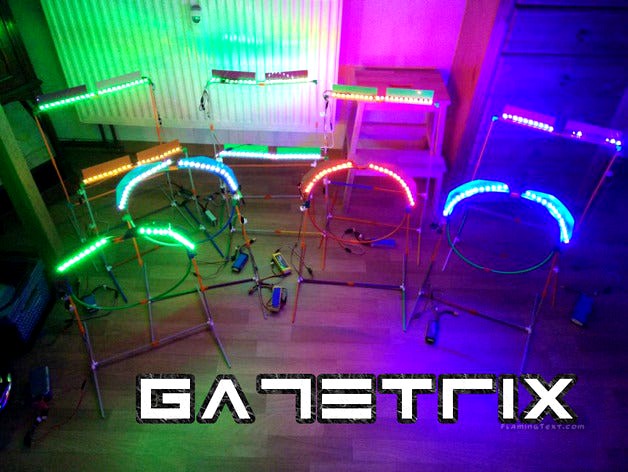 GATETRIX V1 / LIGHTRIX V1 modular gate system for Tiny Whoop by gerdfranz