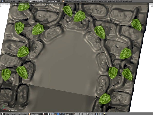 Sculpted Leaves by abrokadabra