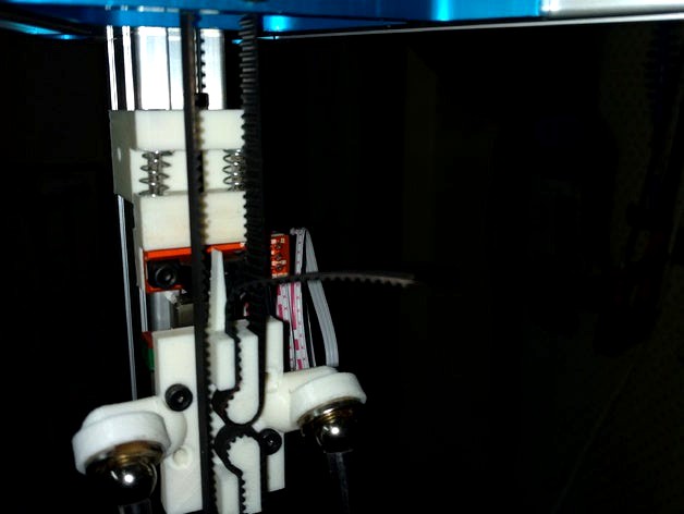 Adjustable Delta 2020 profile opto endstop mount by techwit