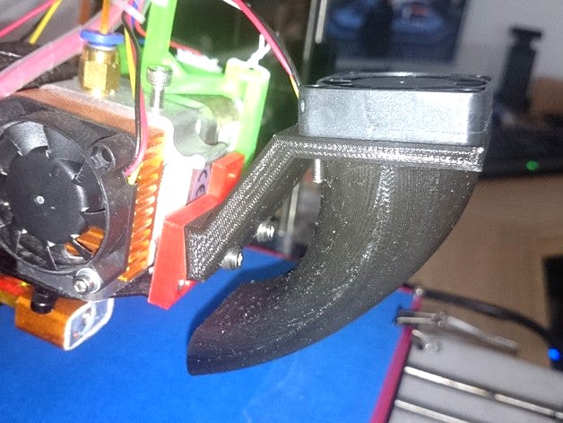 Geeetech Prusa I3 Pro B Fan Duct by raab6