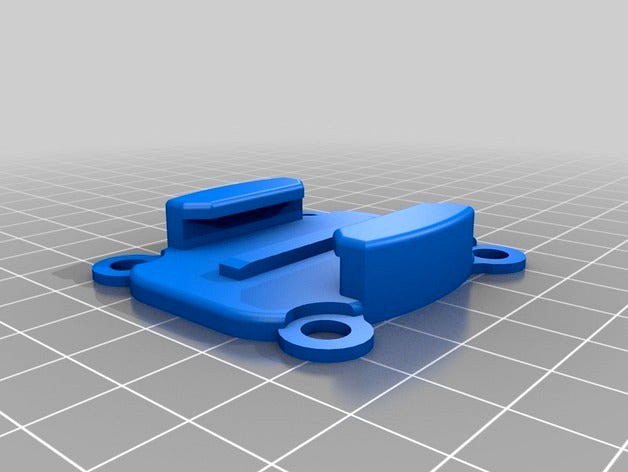 Emax nighthawk gopro mount by thingnotfound