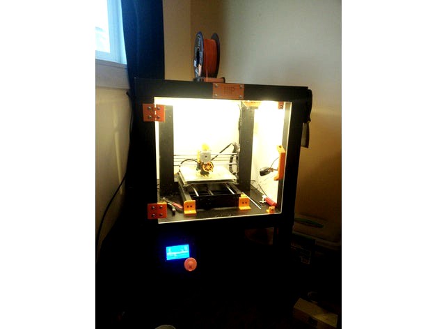 Ikea Enclosure for Monoprice Maker Select/Wanhao Duplicator i3 by dirtsky