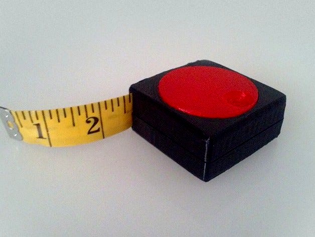 Fabric Tape Measure Spooling Case by thistof