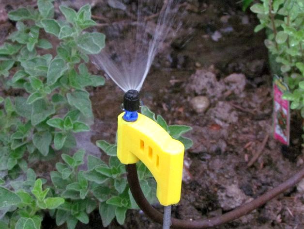 Drip Irrigation Sprinkler Holder by barty3d