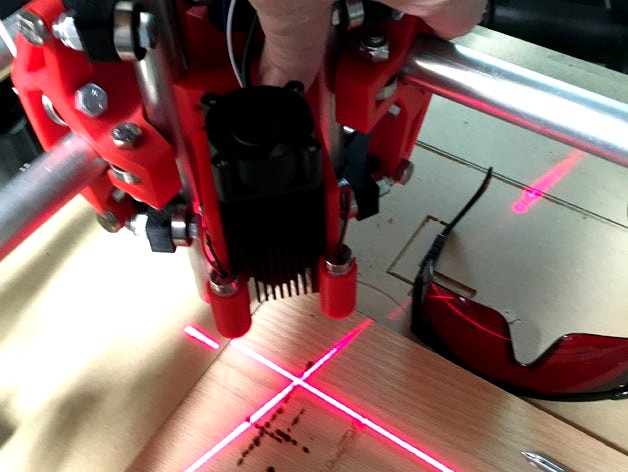 MPCNC 525 Laser Mount by Flashsolutions