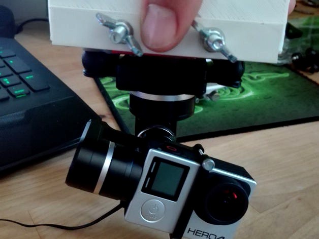 Drone Dji f550 Detachable Gimbal, Support nacelle by leocad