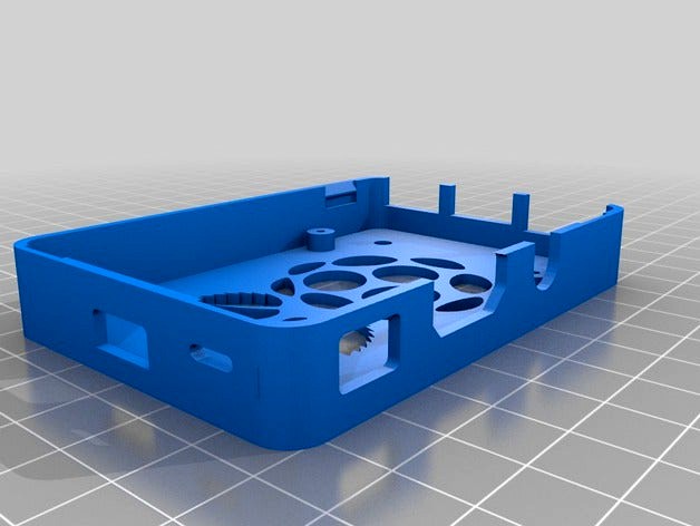 Changed it a bit to the new Pi3 for better fit by waterwin