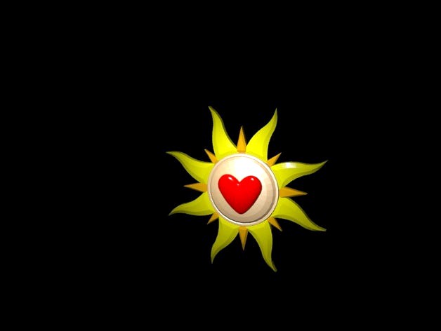 sun with heart by Syzguru11
