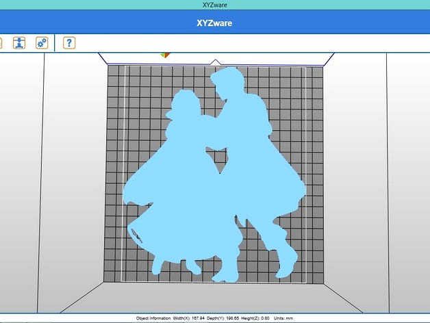 Disney 3d Couples silhouettes by caj