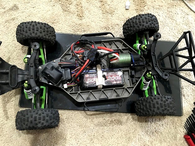 Traxxas Slash Receiver Relocation by MSHax
