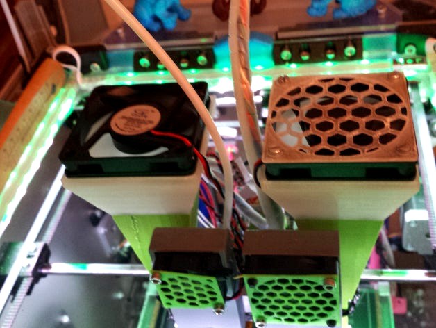 Adaptateur Ventilateur 60x60 sur buse ventialteur horizontal 40x40 by ZenImp56