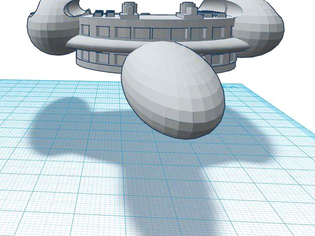 Spaceship 2 halfes by squiqui