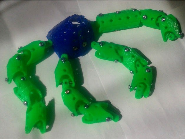 Robot Snake & Octopus - Meccano - Updated by jlsilicon