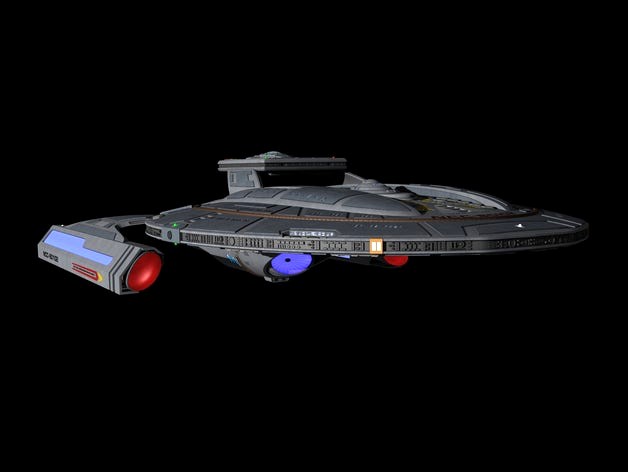 Star Trek - The Next Generation Luna Class Science Vessel by nd4spd1919